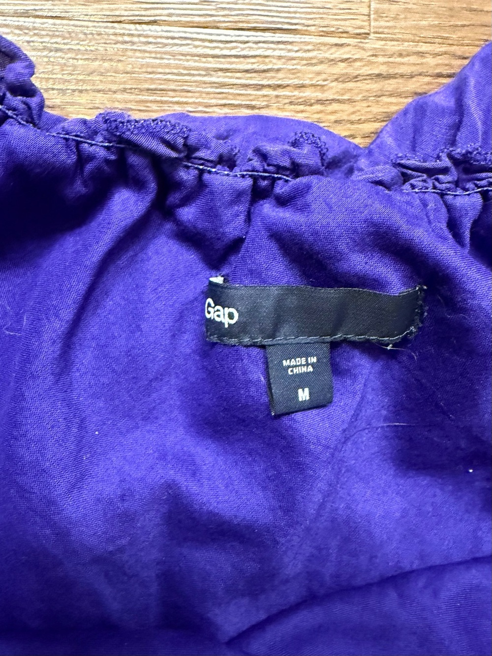 GAP Purple Ruffle-Trim Camisole - Picture 3 of 5